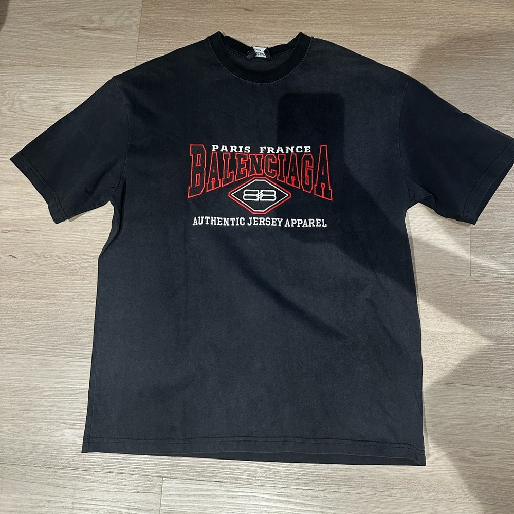 Balenciaga Black T-Shirt for Men
